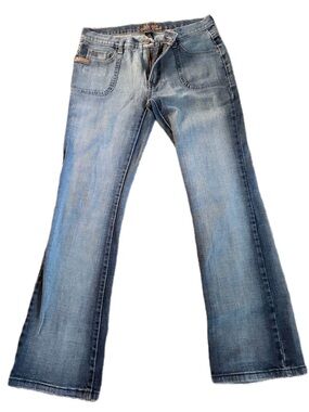 SouthPole Women’s Light Blue Flare Jeans - Subtle Distress NWOT